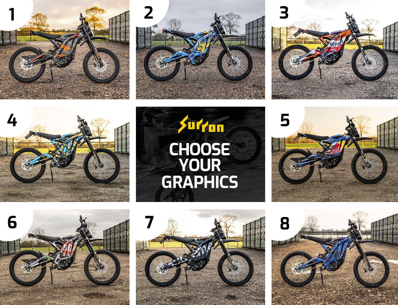 ROAD LEGAL SUR RON LBX ELECTRIC BIKE + CHOOSE YOUR GRAPHICS 2